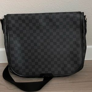 Black messenger bag